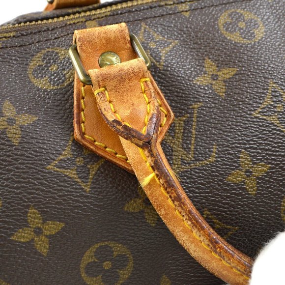 Auth Louis Vuitton Speedy 30 Satchel #43398L19 - Picture 8 of 13